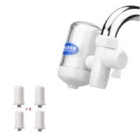 厨房水龙头过滤器净水器家用自来水井水净化前置滤水器陶瓷滤芯|升级净水器一机+4个滤芯