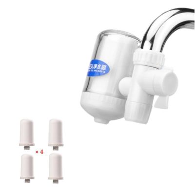厨房水龙头过滤器净水器家用自来水井水净化前置滤水器陶瓷滤芯|升级净水器一机+4个滤芯