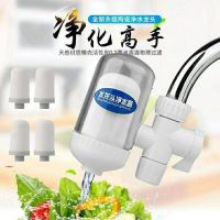 净水器家用厨房自来水卫生间洗菜盆水龙头滤芯式家用净水器过滤器|透明净水器加4个滤芯
