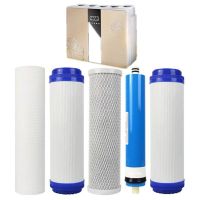 净水器滤芯 10寸通用饮水机三级五级通用过滤芯套装pp棉|[套餐五]背部5桶(CTO+T33)