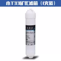 净水器五级2分快接小t33矿化能量滤芯添加矿物质椰壳改善口感滤芯|后置小T33一支装