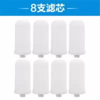 jn-15水龙头净水器陶瓷滤芯自来水滤水器过滤器滤芯可清洗|滤芯8只(可清洗)