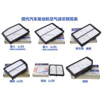 现代瑞纳悦动悦纳伊兰特朗动索八名图途胜胜达空气空调机油滤芯|伊兰特 空调滤芯