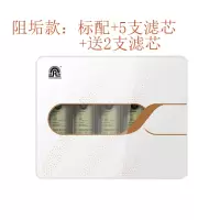 家用净水器直饮过滤器厨房净水机自来水净化器饮水机滤芯农村|套餐4:白色标配+7个滤芯(阻垢款) 不