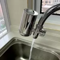 水龙头过滤器家用净水器厨房净水机自来水滤水器滤芯可拆洗净水器|电镀加大款环保水卫士 [自带1芯]