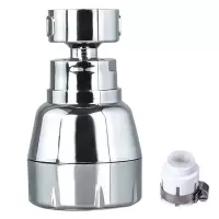 多款水龙头防溅头延长万向喷头净水器家用厨房花洒节水起泡器|E款防溅头+多用接头