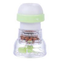 通用厨房水龙头防溅头嘴延伸器过滤器家用自来水花洒净水器节水器|第二代绿色1个