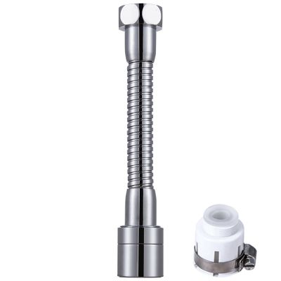 多款水龙头防溅头延长万向喷头净水器家用厨房花洒节水起泡器|铜长款防溅头+多用接头
