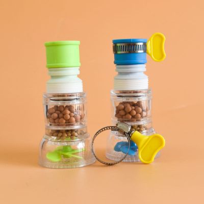 通用厨房水龙头防溅头嘴延伸器过滤器家用自来水花洒净水器节水器|1个款 颜色随机发