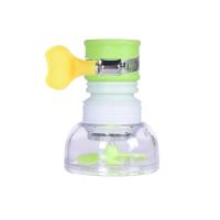 家用接头水龙头过滤器厨房通用伸缩旋转防溅水花洒过滤净水器|接口三代1个装粉色