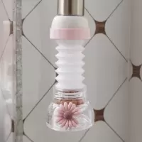 卡通水龙头防溅头加长延伸净水器厨房花洒节水可爱可旋转过滤喷头|粉菊