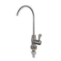 304不锈钢家用厨房净水器4分2分水龙头直饮纯水机过滤器滤芯配件|4分双环304净水器水龙头460g2个快接2米PE