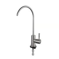 304不锈钢家用厨房净水器4分2分水龙头直饮纯水机过滤器滤芯配件|2分圆柱304净水器水龙头460g1个快接