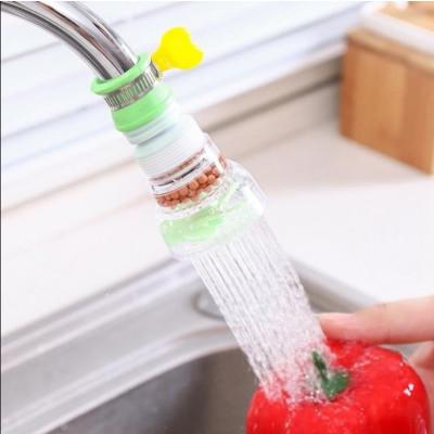 接头过滤器水龙头家用自来水管净化器厨房通用防溅净水滤水器|二代单层过滤4个装[巨划算送挂钩