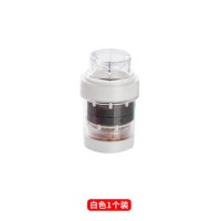 厨房新款家用水龙头头滤水器麦饭石防溅花洒自来水除沙净水过滤器|白色1个装