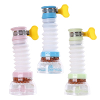 通用厨房水龙头防溅头嘴加长延伸器过滤器自来水花洒净水器节水器|3个装[升级带过滤卡扣款]混色装