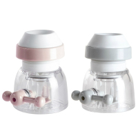 厨房水龙头过滤器防溅头延伸器过滤器家用自来水花洒净水器节水器|2个装(粉色+灰色)