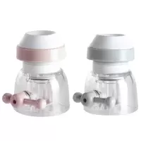 厨房水龙头过滤器防溅头延伸器过滤器家用自来水花洒净水器节水器|2个装(粉色+灰色)