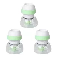 通用厨房水龙头防溅头嘴延伸器过滤器家用自来水花洒净水器节水器|绿色3个装