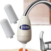水龙头过滤器家用净水器厨房净水机自来水滤水器陶瓷滤芯可拆洗|出水净水器+2个滤芯[共3芯]