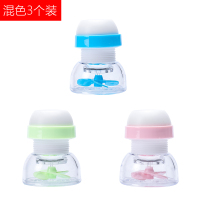 水龙头过滤嘴防溅头花洒自来水滤水器厨房净水器喷头过滤器节水器|3个装(粉+绿+蓝)