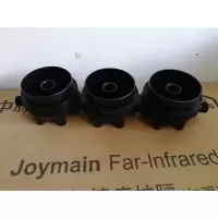 巴马颐芯净水器滤芯扳手滤筒进出水机弯管三角阀底座配件工具|新一.二代水机3连体黑色所料底座