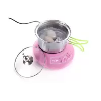 迷你小型电磁炉 家用热奶 小功率火锅炉煮茶泡茶炉 学生宿舍|C259单炉粉色配1L折叠锅