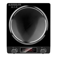 电磁炉家用凹面电池炉3000w商用大功率3500w爆炒防水特价|星空黑[3500W] 套餐6[套4+菜刀砧板]