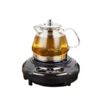 迷你电磁炉圆形家用小型煮茶泡茶炉1000w学生宿舍泡面火锅炉|H1+电磁炉专用玻璃壶