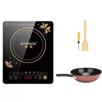 电磁炉2200w小型家用多功能火锅炒菜套装定时预约锅一体|套餐四