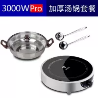 圆形电磁炉家用3000w爆炒大功率小型迷你火锅电磁炉灶火锅炉|3000W经典汤锅套餐(Pro版)
