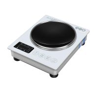 /凹面电磁炉家用大功率3500w猛火爆炒台式商用火锅炉|新款3500W米白单机