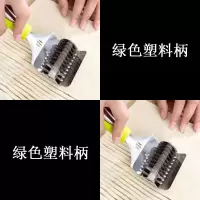 不锈钢小型压面条器手动面条机手工压面机模具切面器碎蒜蓉姜蓉|2个装绿色塑料柄