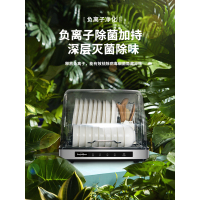 消毒柜家用小型台式烘干消毒碗柜厨房紫外线负离子碗筷