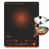 电匀火家用面板触控智能超薄炒菜火锅电磁炉c21-ht2117hm|C21-WH2126超薄静音送双锅