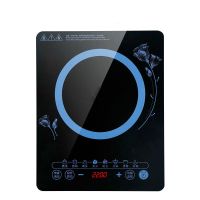 电匀火家用面板触控智能超薄炒菜火锅电磁炉c21-ht2117hm|冰蓝c套餐3
