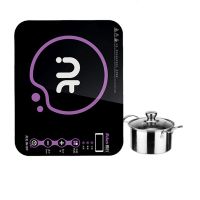 ed-f8电磁炉迷你茶炉小型火锅炉超薄触屏学生宿舍单人炉|F8+汤锅