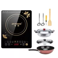 电磁炉2200w节能触摸多功爆炒防水家用火锅特价套装一体|套餐3