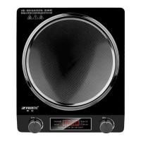 电磁炉家用凹面大功率3500w多功能全自动炒锅防水节能灶|黑色3500W 不粘锅+锅盖