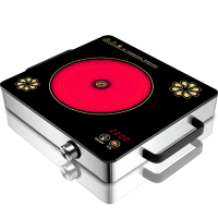 电陶炉家用2200w爆炒火锅智能电磁炉灶 多功能 旋钮控制|花朵电陶炉