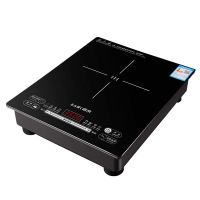 多功能3500w大功率电磁炉防水定时双风扇触|平面/黑色3500W电磁炉-三年换新 电磁炉+无涂层不粘锅+锅铲锅盖套餐3