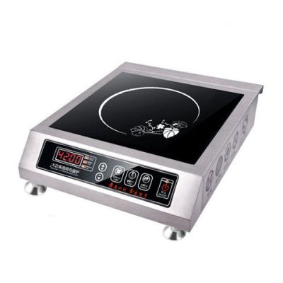 商用电磁炉3500w-4200w大功率煲汤炉家用特价火锅5000w爆炒灶|4200W全不锈钢平面电磁炉