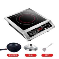 3500w大功率电磁炉家用学生特价触摸节能套餐爆炒火锅新商用|套餐2 不锈钢触摸3500w