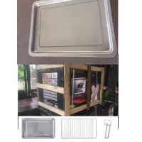 48升电烤箱微波炉多功能家用全自动商用大型烘焙蛋糕面包烤鱼鸡肉|标配+一盘