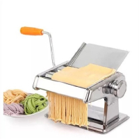 家用面条机小型多功能压面机手动不锈钢饺子馄饨皮擀面机饺子馄饨|加厚二刀加揉面垫