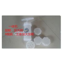 多模压面灌香肠挤面河捞机饸饹机莜面窝窝栲栳栳塑钢手动面条机|1个加粗大号压面机+4个一体模具