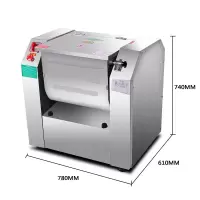 和面机 商用不锈钢和面桶 搅拌机揉面机25公斤15kg电动全自动|精装纯铜线25公斤和面机圆刀-耐用