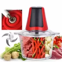 绞肉机家用电动小型不锈钢绞陷机碎肉机料理机多功能搅拌机绞菜机|3升双开关共2套刀