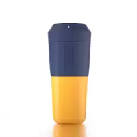 榨汁机家用迷你便携式全自动小型学生手动杯炸果汁鲜水果榨果蔬菜|蓝【旗舰质量】充电款-榨汁机