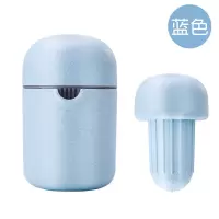手动榨汁机小型简易便携式榨汁杯家用压榨器水果橙子柠檬挤压器|蓝色(加厚两用机)